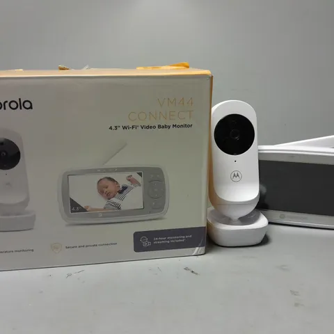BOXED MOTOROLA VM44 CONNECT 4.3 WI-FI VIDEO BABY MONITOR 