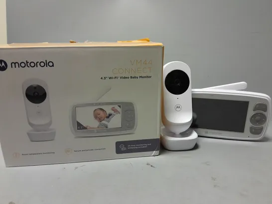 BOXED MOTOROLA VM44 CONNECT 4.3 WI-FI VIDEO BABY MONITOR 