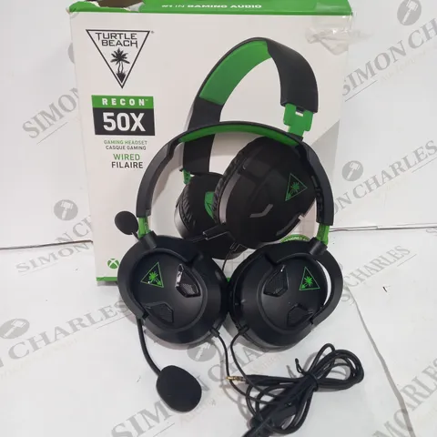 BOXED TURTLE BEACH RECON 50X GAMING HEADSET