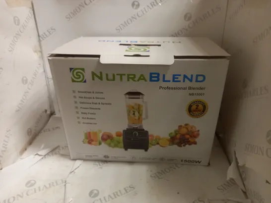 BOXED NUTRABLEND NB15001 PROFESSIONAL BLENDER - RED