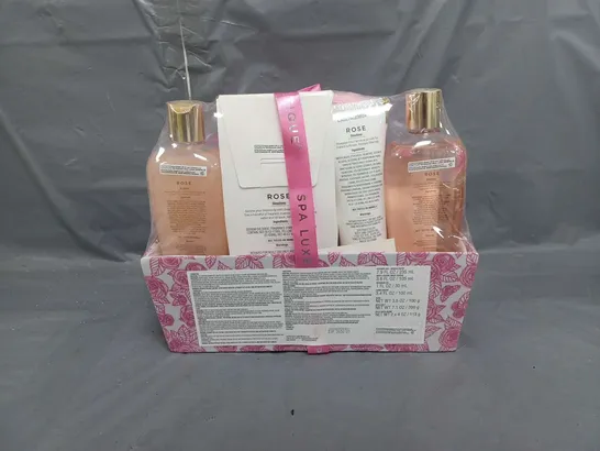 SPA LUXETIQUE ROSE HAMPER BASKET SET