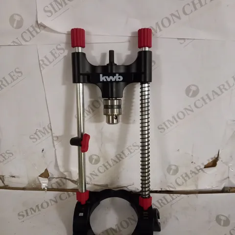 KWB DRILL STAND WITH DRILL CHUCK, HEXAGONAL DRIVE/MOBILE DRILL STAND FOR CORDLESS SCREWDRIVERS AND DRILLS