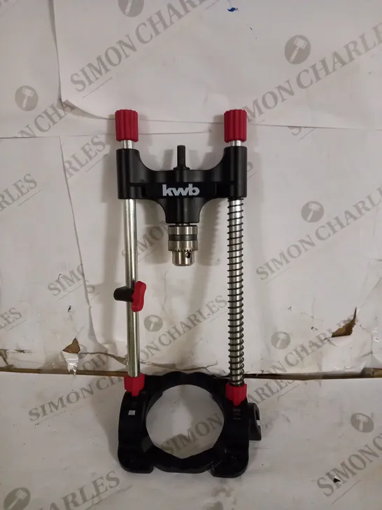 KWB DRILL STAND WITH DRILL CHUCK, HEXAGONAL DRIVE/MOBILE DRILL STAND FOR CORDLESS SCREWDRIVERS AND DRILLS