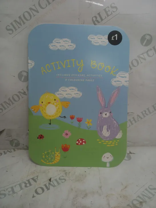 BOX OF 24 ASDA EASTER ACTIVITY BOOKS INCLUDING STICKERS AND COLOURING PAGES 