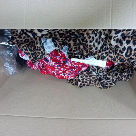 BOX OF APPROXIMATELY UNBRANDED DRESSES 