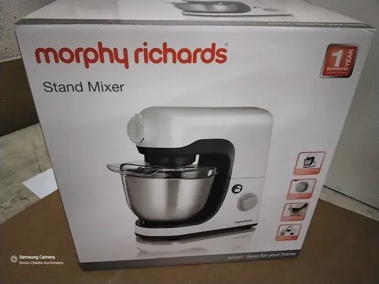 BOXED MORPHY RICHARDS SMART STAND MIXER