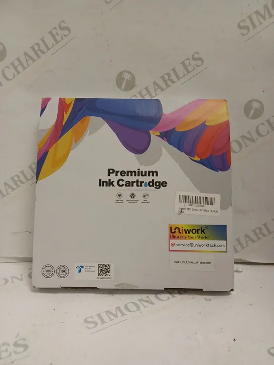 BOXED UNIWORK PREMIUM INK CARTRIDGES - 12 CARTRIDGE'S.  