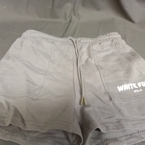 WHITE FOX VOL 3 LIGHT GREY SHORTS - MEDIUM