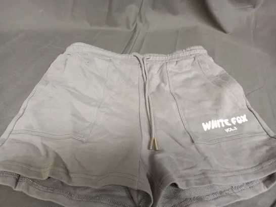 WHITE FOX VOL 3 LIGHT GREY SHORTS - MEDIUM