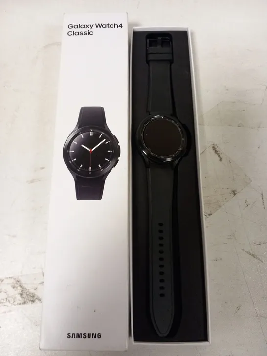 BOXED SAMSUNG GALAXY WATCH 4 CLASSIC WRIST WATCH