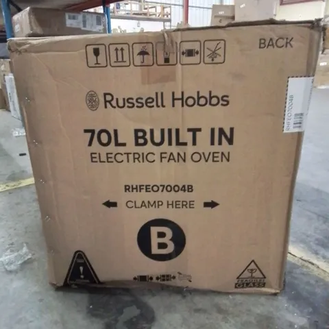 BRAND NEW BOXED RUSSELL HOBBS 70L BUILT IN ELECTRIC FAN OVEN RHFE07004B