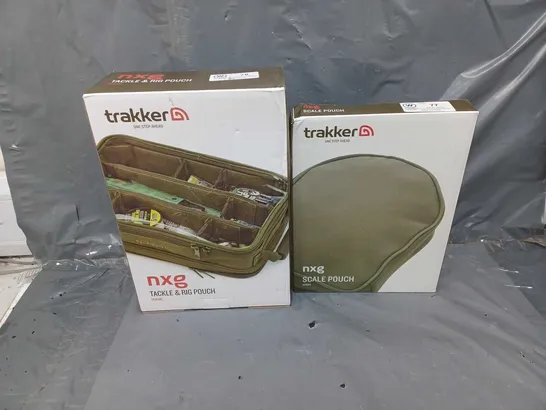 NXG TRAKKER TACKLE & RIG POUCH, AND SCLAE POUCH 