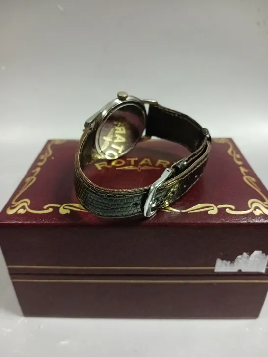 BOXED ROTARY VINTAGE MENS WATCH 