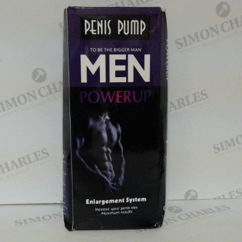 BOXED PENIS PUMP TO BE THE BIGGER MAN POWERUP ENLARGEMENT SYSTEM