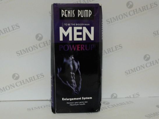 BOXED PENIS PUMP TO BE THE BIGGER MAN POWERUP ENLARGEMENT SYSTEM
