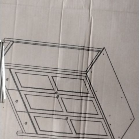 BOXED LYNTON TRIPLE WARDROBE - WHITE (BOX 2 OF 2 ONLY)   H181 X W137.6 X D56 CM