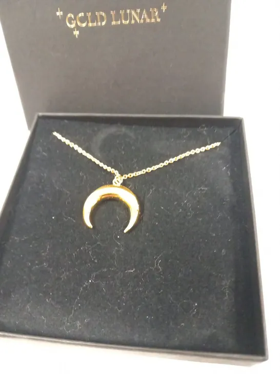 BOXED GCLD LUNAR GOLD NECKLACE