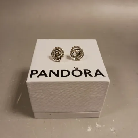 PANDORA FAMILY ALWAYS ENCIRCLED STUD EARRINGS