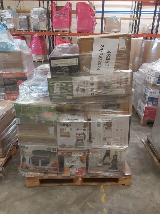 PALLET OF APPROXIMATELY 28 UNPROCESSED RAW RETURN HOUSEHOLD AND ELECTRICAL GOODS TO INCLUDE;