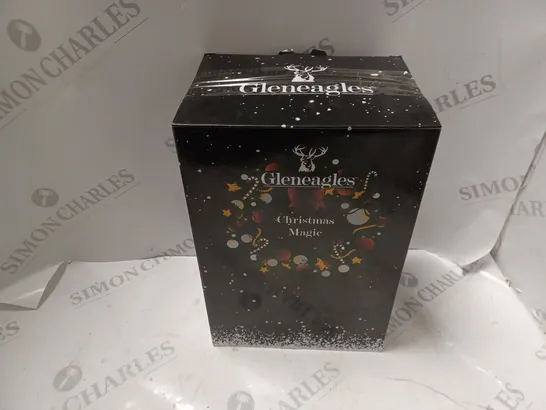 BOXED GLENEAGLES CHRISTMAS MAGIC CHRISTMAS SCENE DECORATIVE PIECE (SNOWMEN HOUSE)