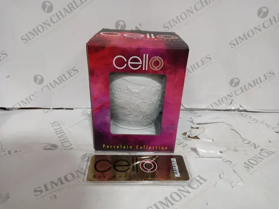 CELLO ELECTRIC MELT BURNER AND WAX MEDALLIONS