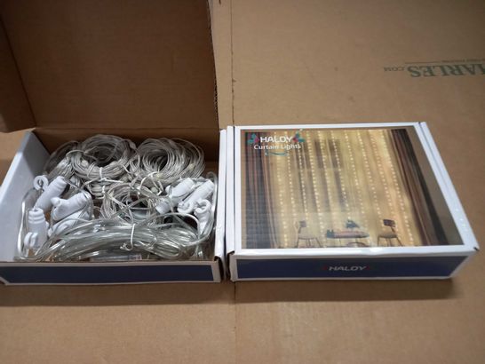LOT OF 2 BOXES OF CURTAIN LIGHTS