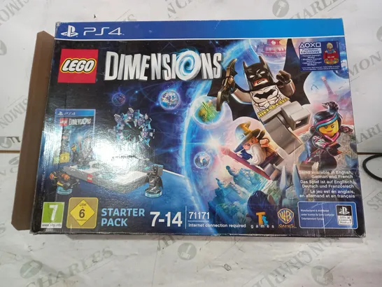 BOXED LEGO DIMENSIONS STARTER PACK FOR PS4