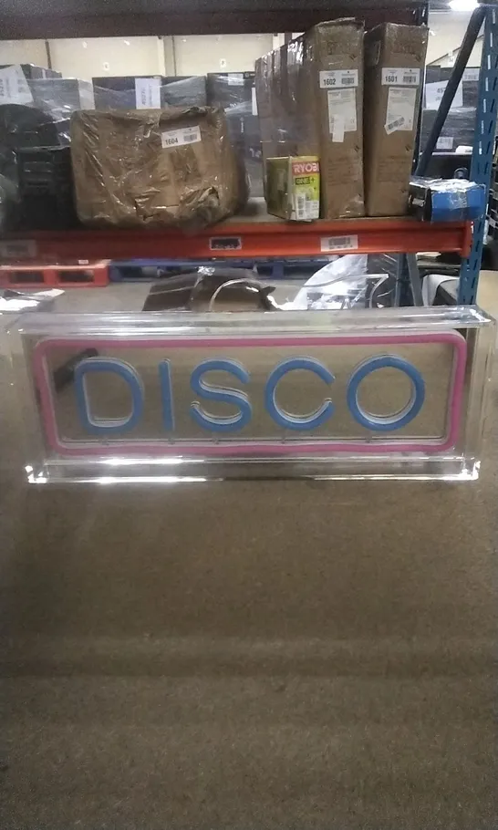 BOXED LED DISCO SIGN 