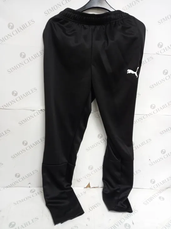 PUMA BLACK SPORTS TROUSERS SIZE M 