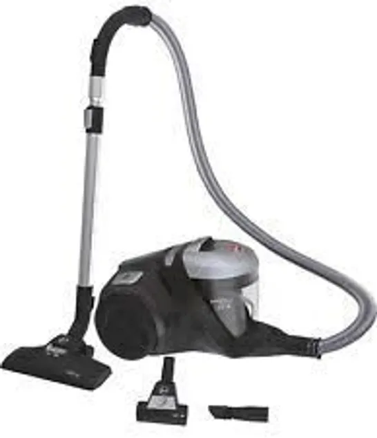 BOXED HOOVER H-POWER 300 HP320PET VACUUM CLEANER IN BLACK/SILVER RRP £149