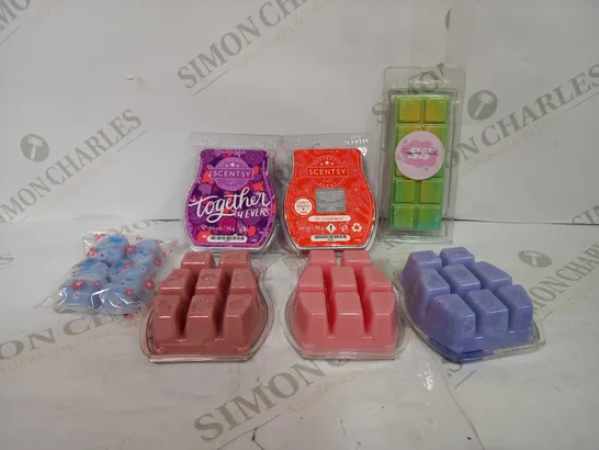 LOT TO CONTAIN 7 X ASSORTED PACKS OF WAX MELTS 