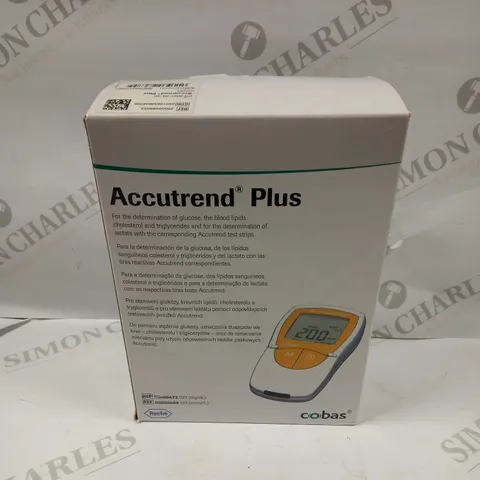 BOXED ACCUTREND PLUS SELF TESTING METER 