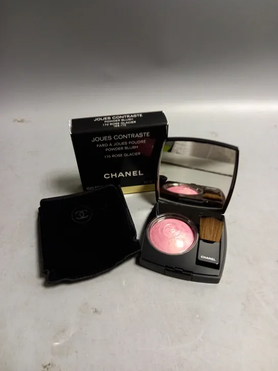 BOXED CHANEL POWDER BLUSH ROSE GLACIER