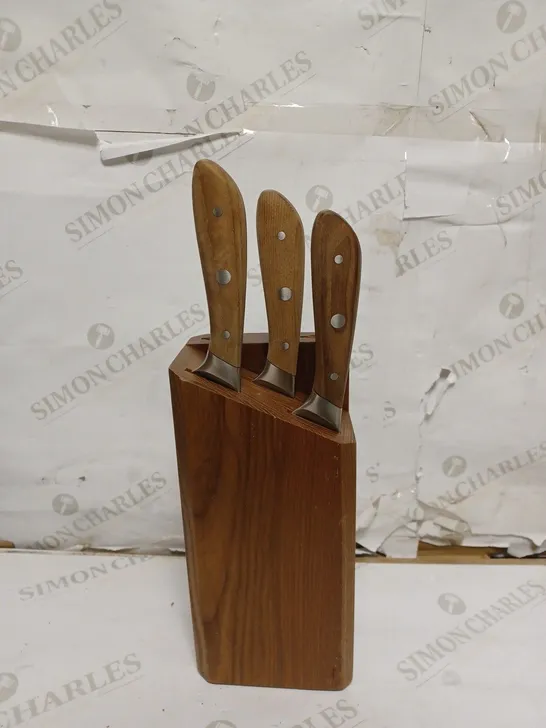 RICHARDSON SHEFFIELD R09500K511K20 SCANDI KITCHEN KNIFE BLOCK