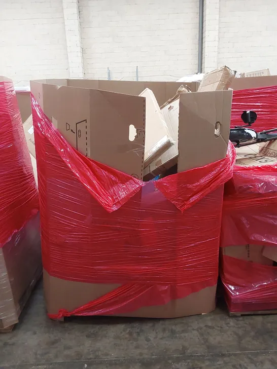 PALLET OF ASSORTED HOUSEHOLD ITEMS AND CONSUMER PRODUCTS TO INCLUDE; LEGO, BOXED FURNITURE ETC 