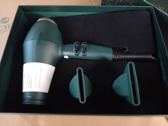 BOXED CLOUD NINE AIRSHOT HAIRDRYER - GREEN 