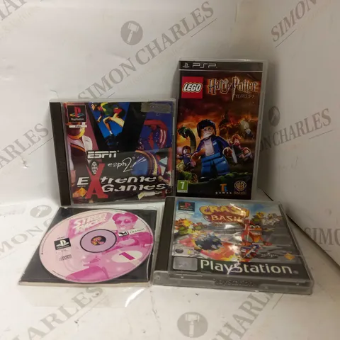 LOT OF 4 PLAYSTATION GAMES