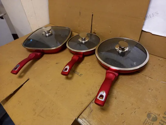 BERLINGHER HAUS SET OF 3 NON STICK PANS