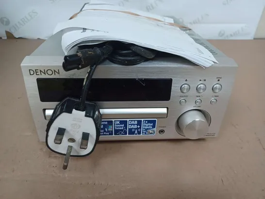 DENON RCD-M40 SILVER CD/BAD RADIO 