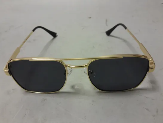 PRADA GOLD FRAMED GLASSES IN CASE