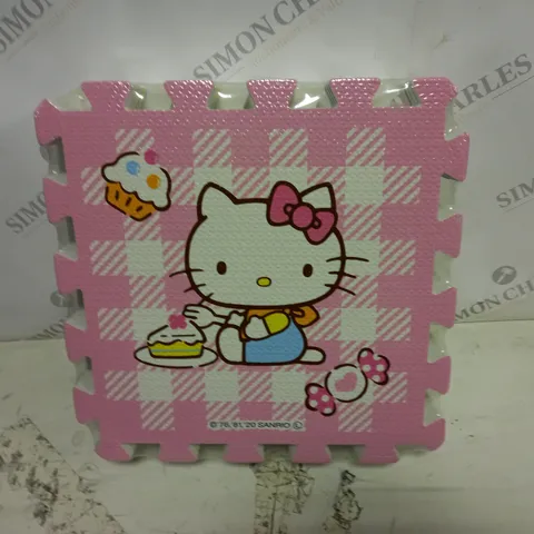 SEALED HELLO KITTY FLOOR MAT 9-PACK - APPROX 30X30CM TILES