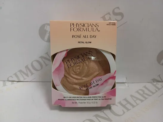 PHYSICIANS FORMULA ROSE ALL DAY PETAL GLOW HIGHLIGHTER - SOFT PETAL