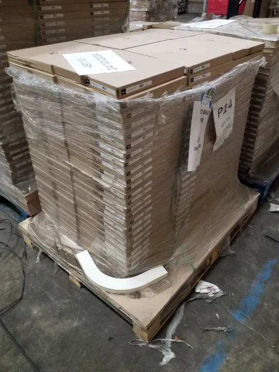 PALLET CONTAINING APPROXIMATELY 150 BOXED CURVED UNIVERSAL TRIMS