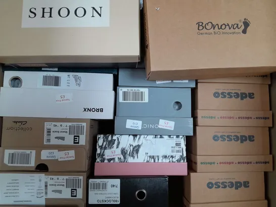 BOX OF APPROXIMATELY 15 ASSORTED BOXED PAIRS OF SHOES TO INCLUDE SHOON, BONOVA, ETC