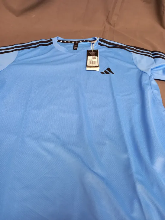 ADIDAS BLUE TRAINING T-SHIRT - MEDIUM