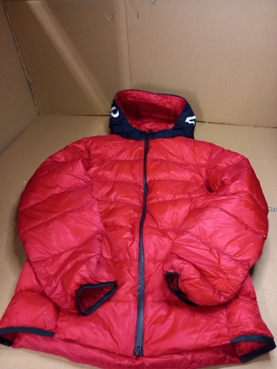 MONCLER BUBBLE COAT RED SIZE UNSPECIFIED