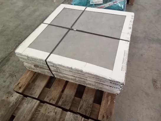 PALLET OF 10 VOGUE GREY 20MM EXTERNAL MATT PORCELAIN TILE 800×800M (6.4M²)