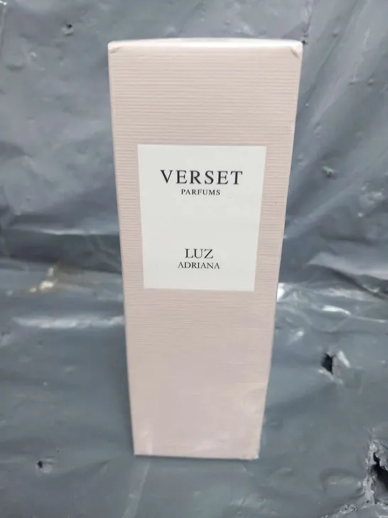 BOXED AND SEALED VERSET PARFUMS LUZ ADRIANA EAU DE PARFUM 50ML