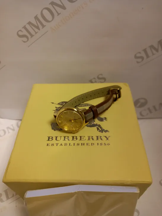 BOXED BURBERRY WATCH 