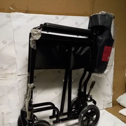 HEAVY DUTY BLACK WHEELCHAIR - COLLECTION ONLY 